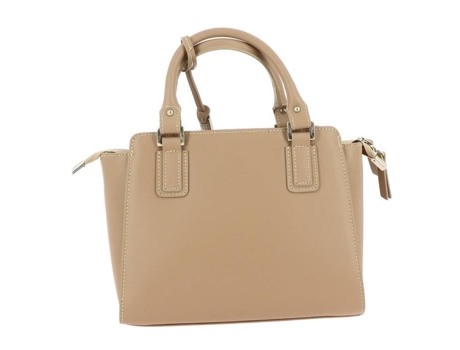Bolsa De Mulher Charlotte Pauletta Taupe Pele Cinzento
