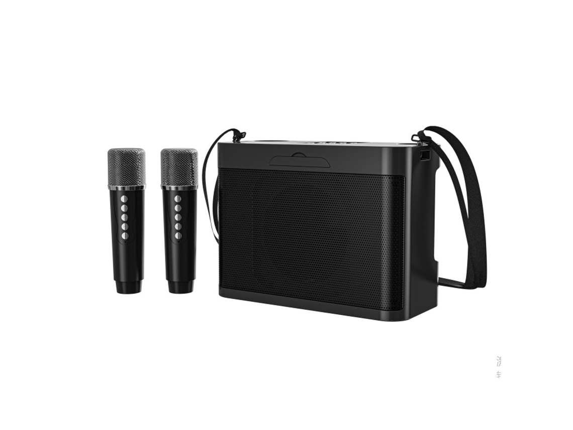Alto-falante MDUG de 20 W com microfone duplo, portátil