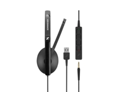 Epos Sennheiser Adapt 135 Usb Auscultadores Fita de Cabeça Conetor 3.5 Mm Usb Type-A Preto