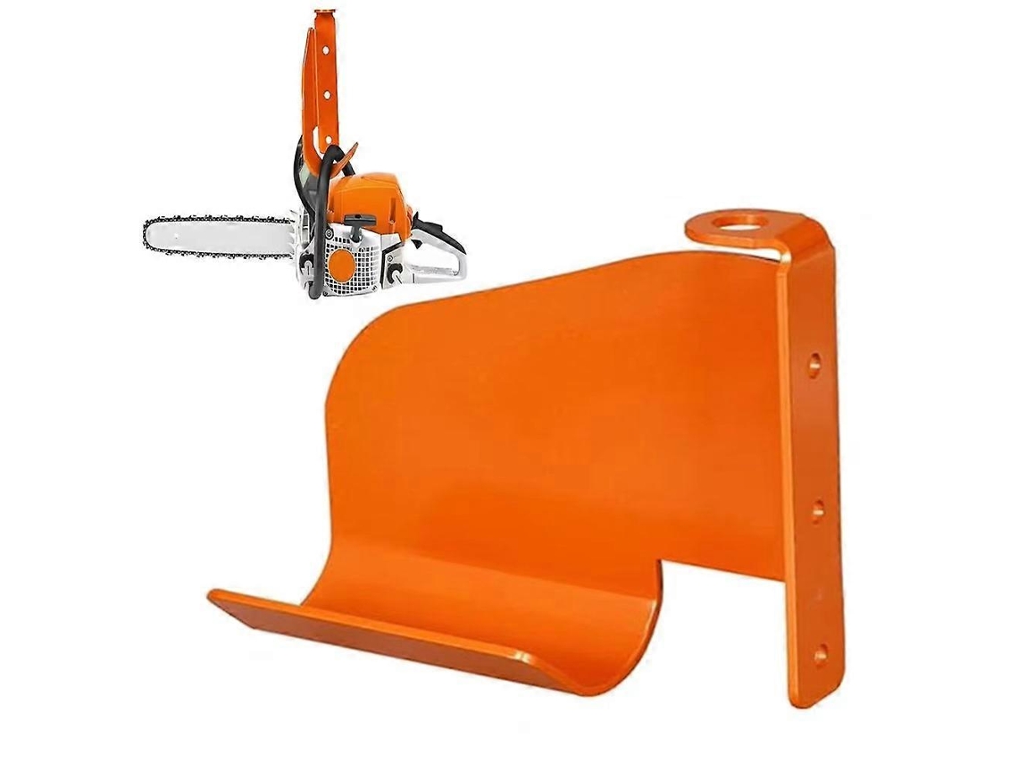 Suporte De Parede Para Motosserras, Resistente, Cor Laranja