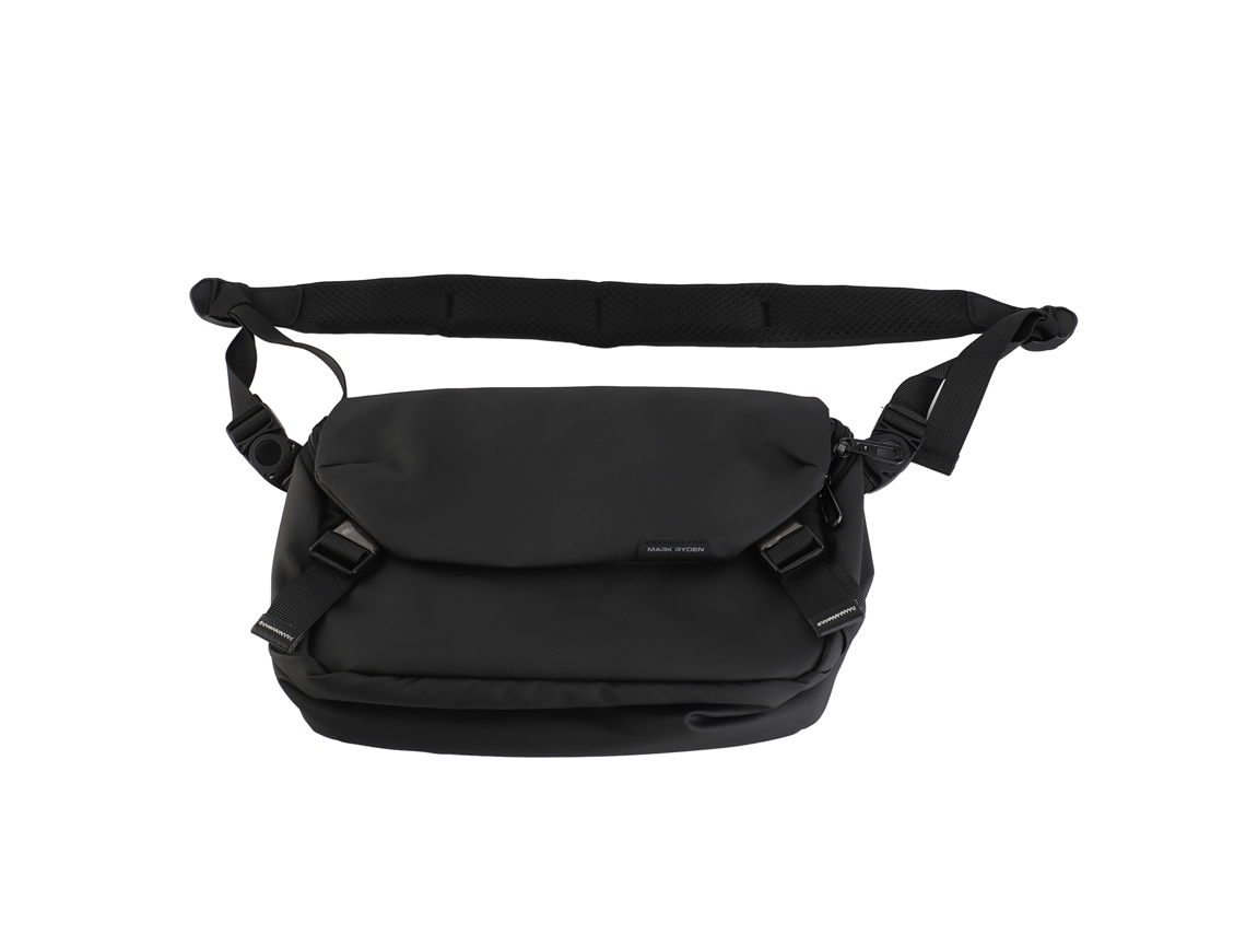 Mochila de Ombro Unica Masculina Preta Fashion