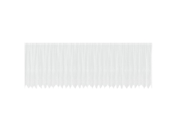 Maison Exclusive - Cortina De Renda Com Cortinas Branco 160 X 750 Cm Poliéster