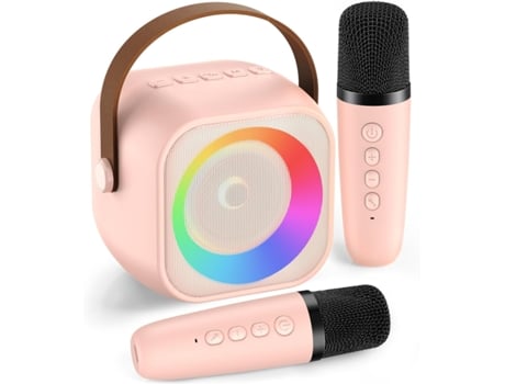 Máquina De Karaokê Infantil, Mini Alto Falante De Karaokê Portátil Bluetooth Sunny Spaces