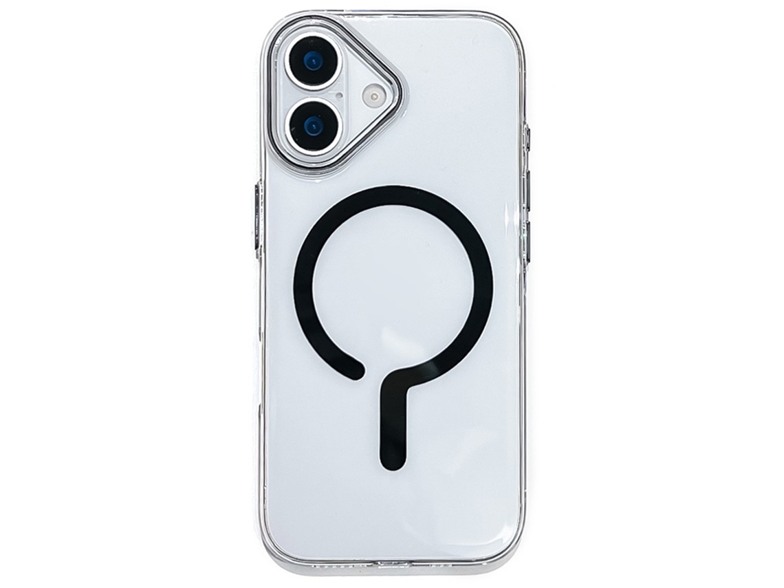 Capa Para Iphone 17 Magsafe Em Tpu Pc - Preta