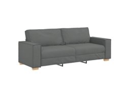 3-seater Sofa, 3-seater Sofas Vidaxl Cinzeto Tecido (n/a)