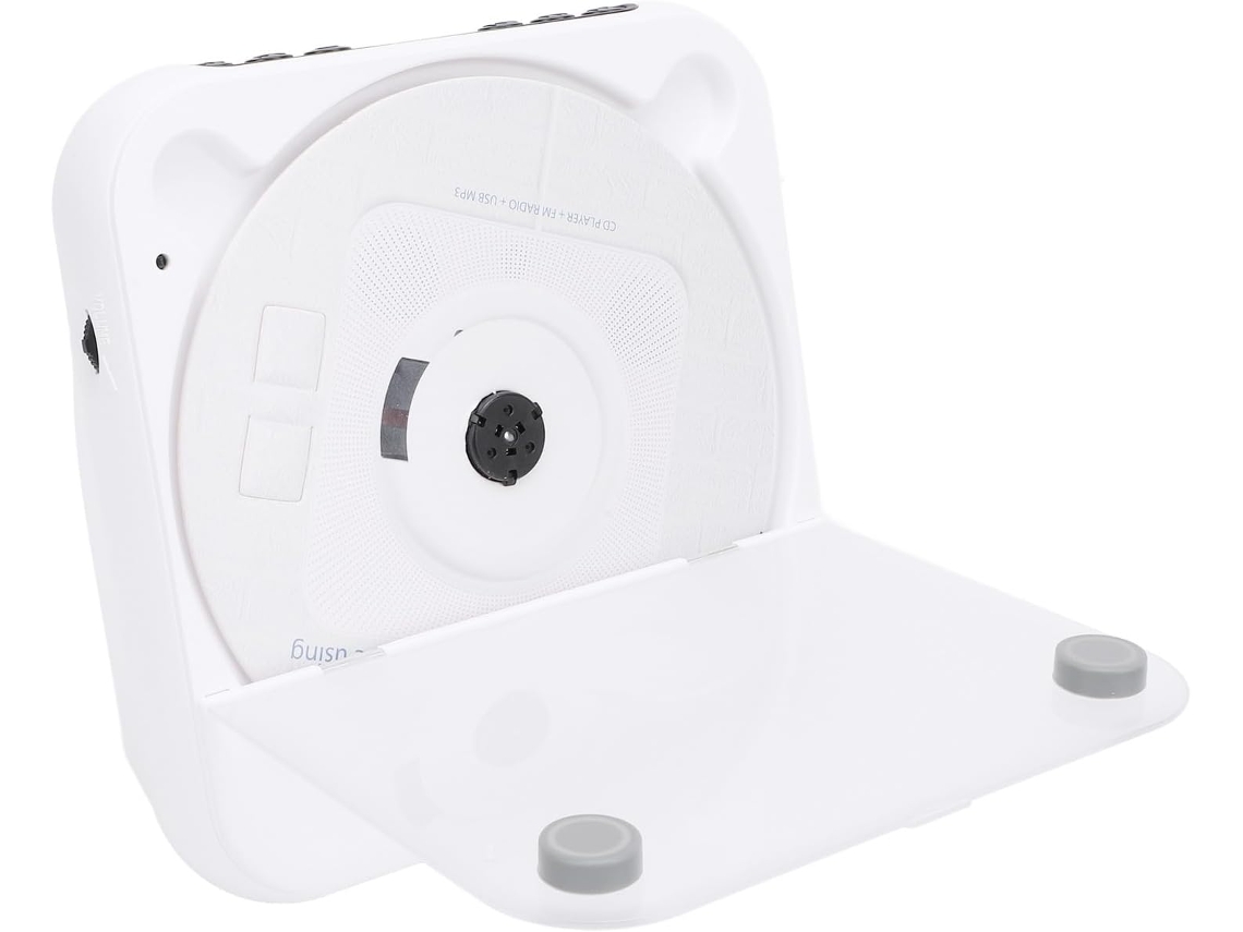 Leitor De Cd Portátil Com Bluetooth, Reprodutor De Música Cd Com Várias Portas E Controle Remoto, Leitor De Cd Mesa