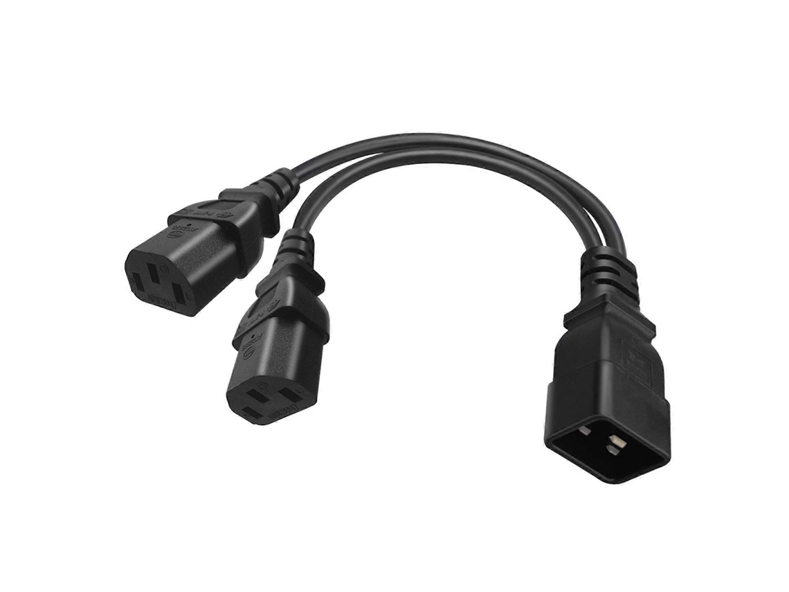 Lurelia Cabo De Alimentação C20 Para C13, 32cm, 3x1, 250 V