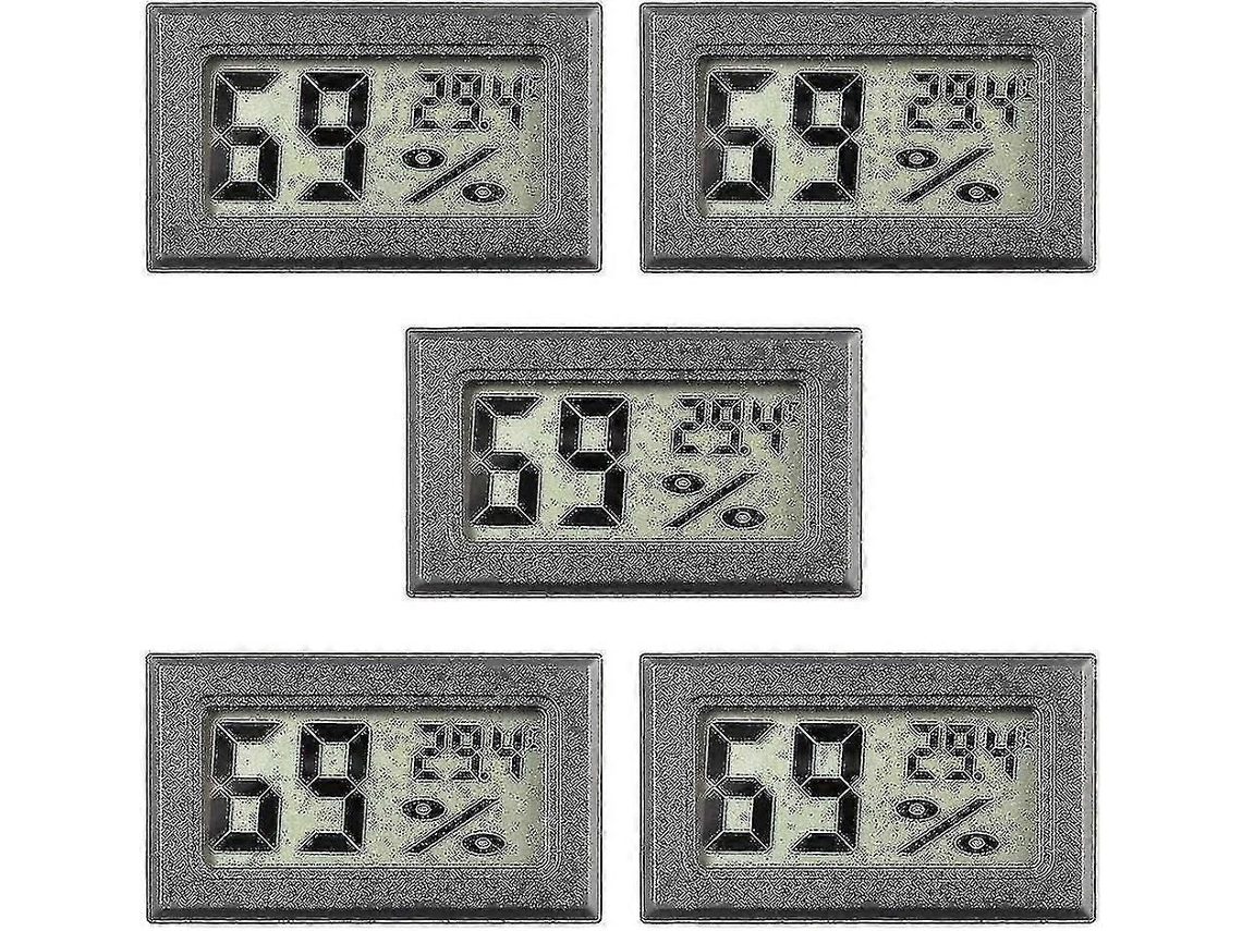 5 Pacote Mini Higrômetro Pequeno Termômetro Higrômetro Digital Display Lcd Interior C