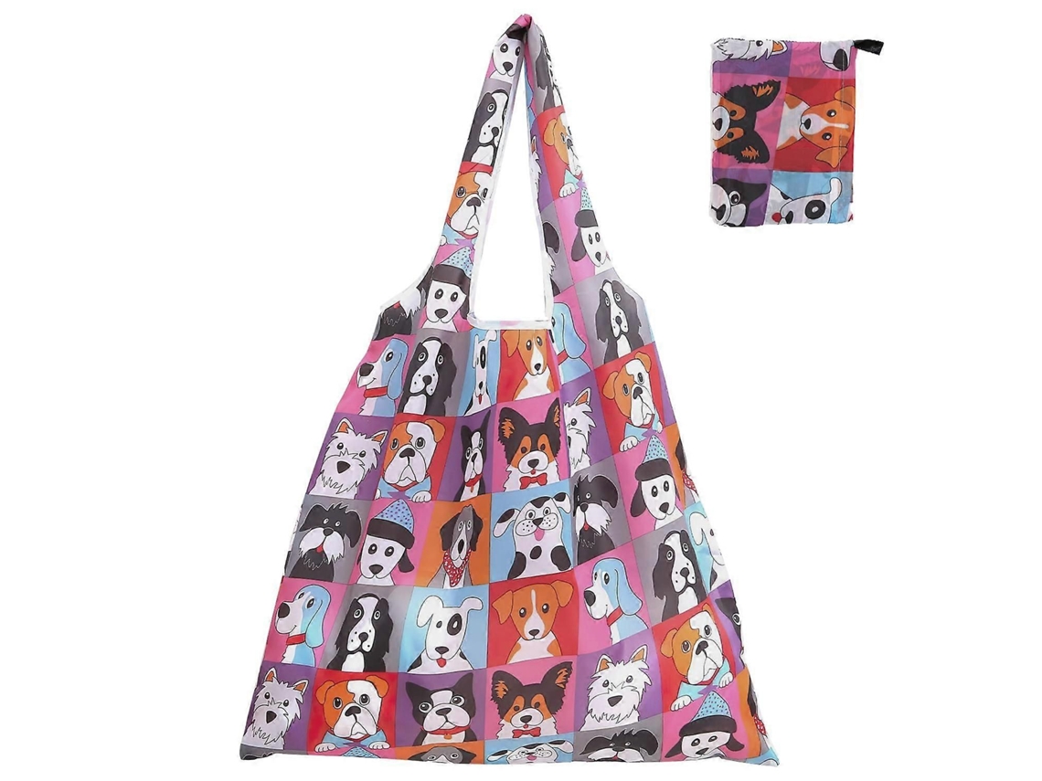 Sacola de Compras Reutilizável, Grande Capacidade, Impermeável e Dobrável, Ideal para Compras de Supermercado, Uso Doméstico e Viagens. GOKOCO