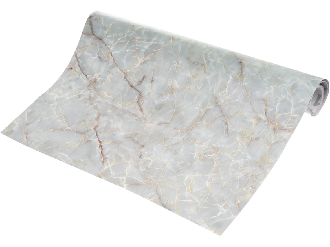 Adesivo Decorativo Autocolante Pvc Efeito Mármore Resistente Calor Decoração Paredes Cozinha Banheiro Ao GOKOCO