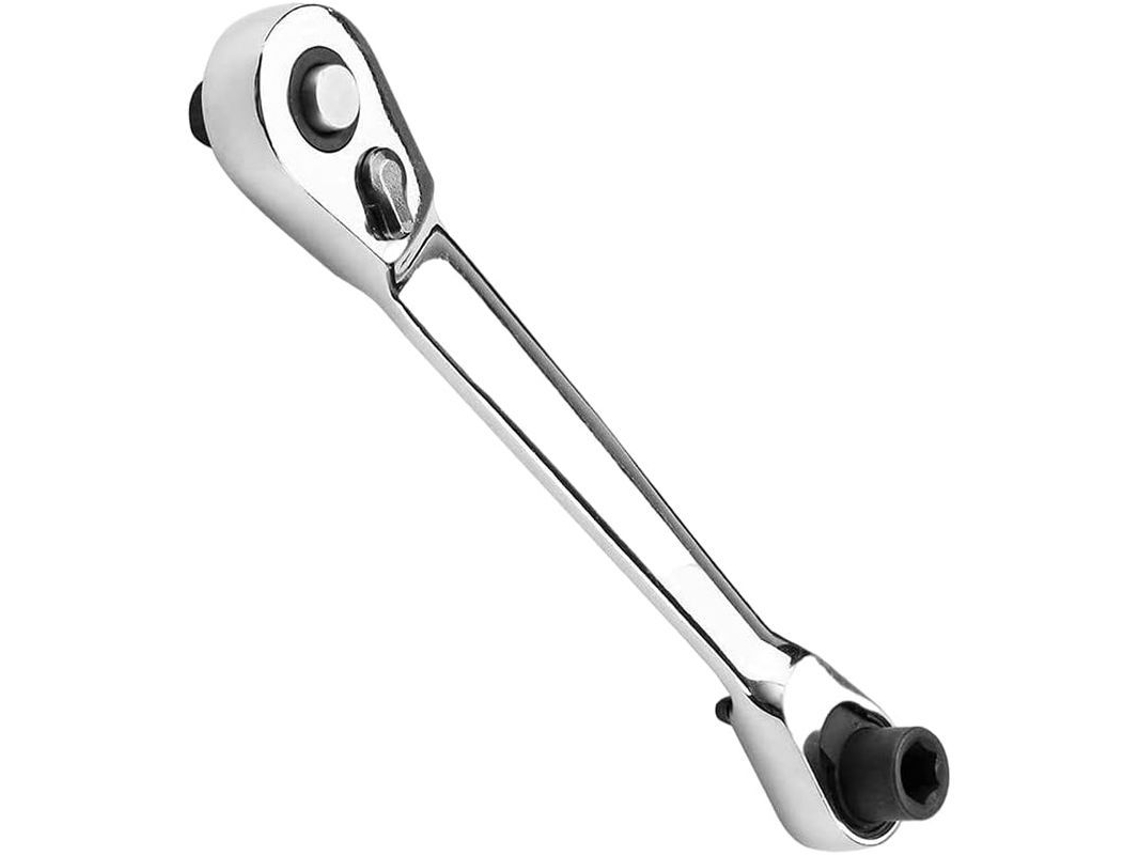 Llave De Trinquete Mini 1/4'' Con Accionamiento Rápido Y Doble Uso Para Espacios Reducidos