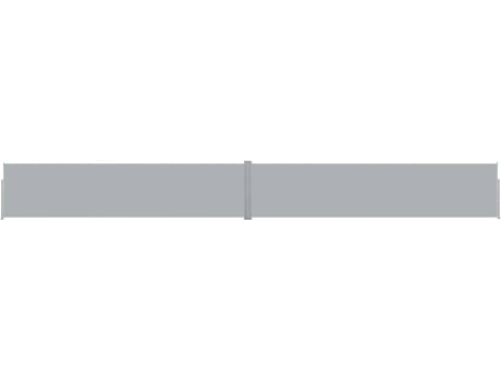 Toldo Lateral Retrátil  (Cinzento Antracite - Tecido - 170x1200 cm)