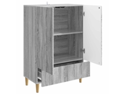 Buffet MAISON EXCLUSIVE Sonoma Cinzento 66x34,5x95 cm Derivados de Madeira