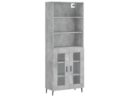 Highboard, Highboards Vidaxl Cinzeto Madeira Processada (n/a)