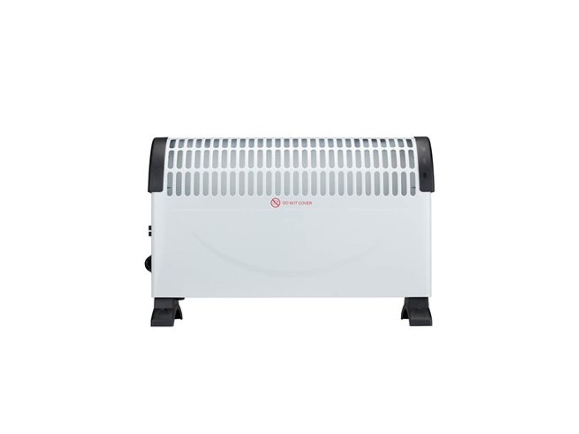 Convector Com 3 Níveis De Calor E Termostato Regulável 50x18x33cm Inclui Termofusível De Segurança Alpina (1500w 230v 50hz)