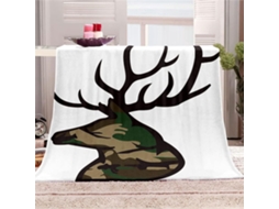 Manta de Lã Fansu Estampa 3d em Microfibra Quente e Macia Ideal para o Inverno Perfeita Cama Ou Sofá Adequada