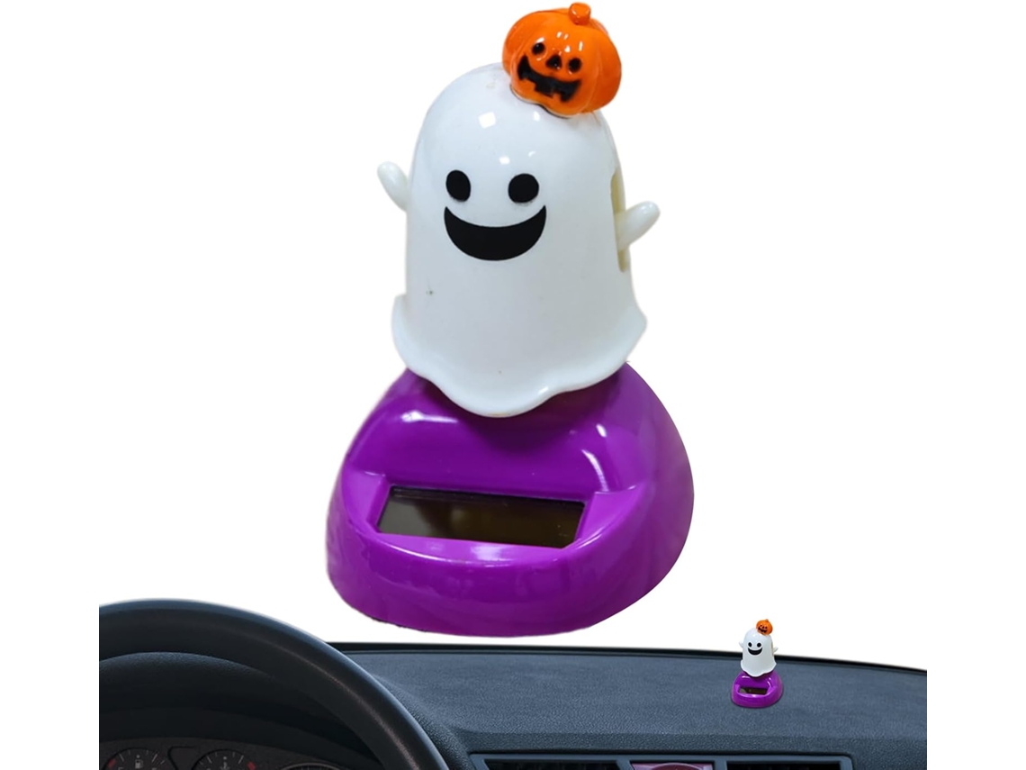 Enfeites Para Painel De Carro, Figuras Decorativas De Halloween Movidas A Energia.
