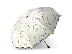 Guarda Sol Com Proteção Uv, Guarda Chuva Compacto Dobrável Para Viagem, Abertura E Fechamento Automáticos Aquaforge