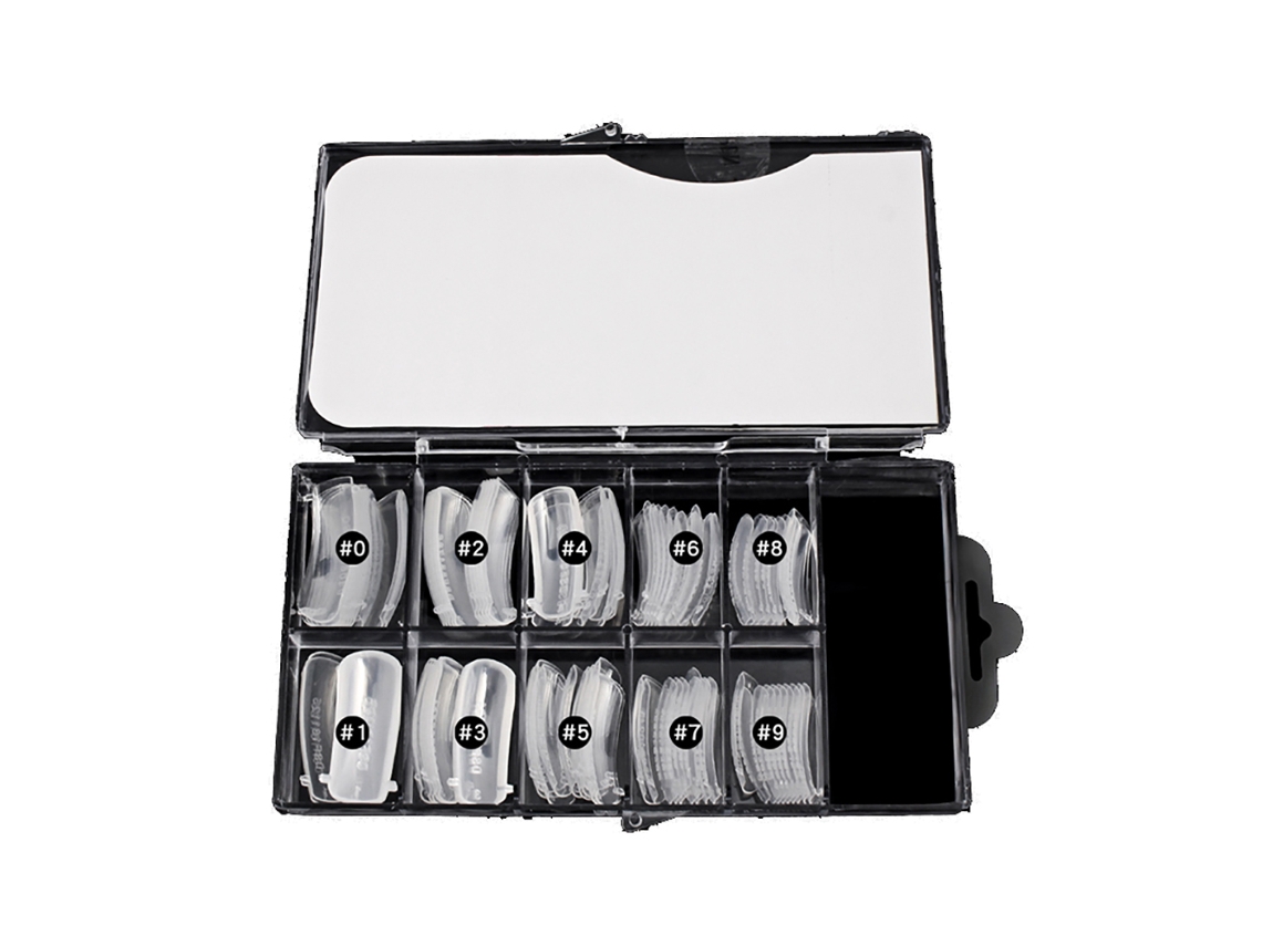 120pcs Dicas De Unhas Falsas Transparentes De Cobre Inteiro Para Alongamento E Decoração De Unhas Artisticas