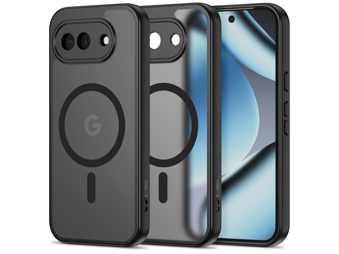 Capa Tech-protect Magmat Para Google Pixel 10a Com Proteção Magsafe, Preta Fosca.
