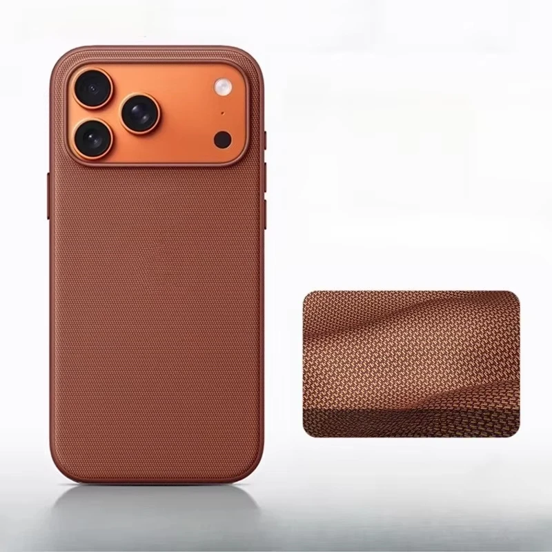 Capa Magnética Para Iphone 16 Pro Max (marrom), Compatível Com Carregamento Sem Fio Magsafe.