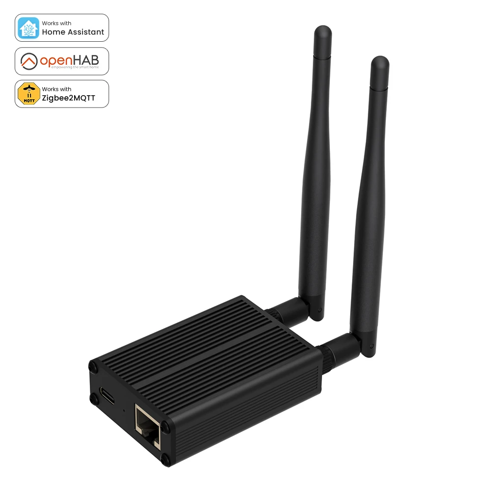 Coordenador De Gateway Zigbee 3.0 Para Ethernet, Usb E Wifi, Compatível Com Zigbee2mqtt, Zha E Home Assistant.