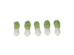 5pcs Modelo De Couve-chinesa Em Argila Miniatura 1:12 Para Casa De Bonecas Decoração