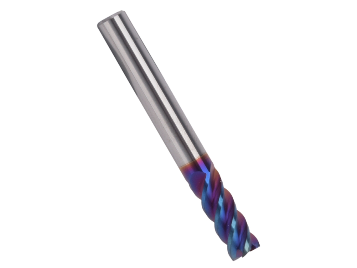 Laxiscreed Broca De Carboneto De Tungsténio Com 4 Fresas E Revestimento Nano Azul Para Madeira E Metal