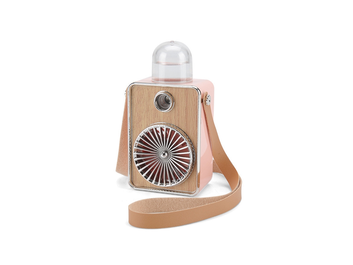 Laxiscreed Ventilador De Pescoço Com Spray E Ajuste De 3 Velocidades Para Conforto