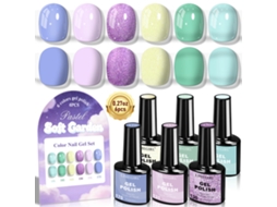 Conjunto De Esmaltes Em Gel Com 6 Corescn163