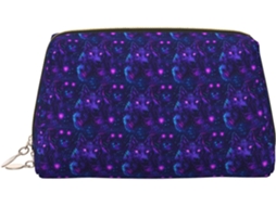 Nécessaire de Maquiagem Roxa Neon S/MARCA