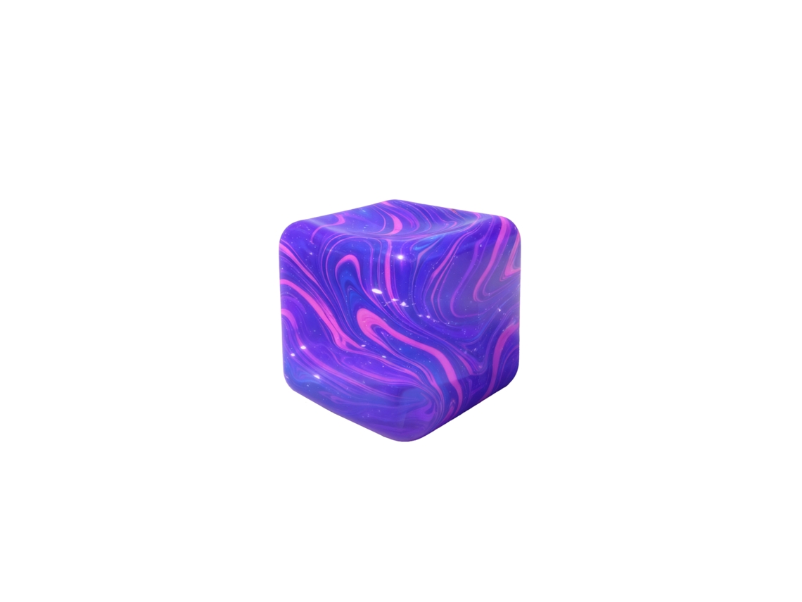 Brinquedo Squeeze Quadrado Roxo Infantil