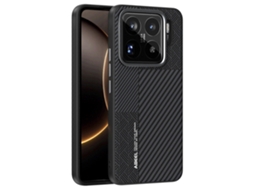 Capa Abeel Para Xiaomi 15s Pro Pc Tpu Liga De Alumínio Couro Pu Capa De Telefone Compatível Com Magsafe Textura 1