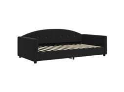 Day Bed, Day Beds Vidaxl Preto Veludo (100 X 200 Cm)