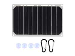 Carregador de Painel Solar Portátil 10W com USB S/MARCA