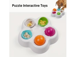 Bola Giratória Interativa para Cães, Brinquedo de Quebra cabeça, Tigela para Animais de Estimação AQUAFORGE