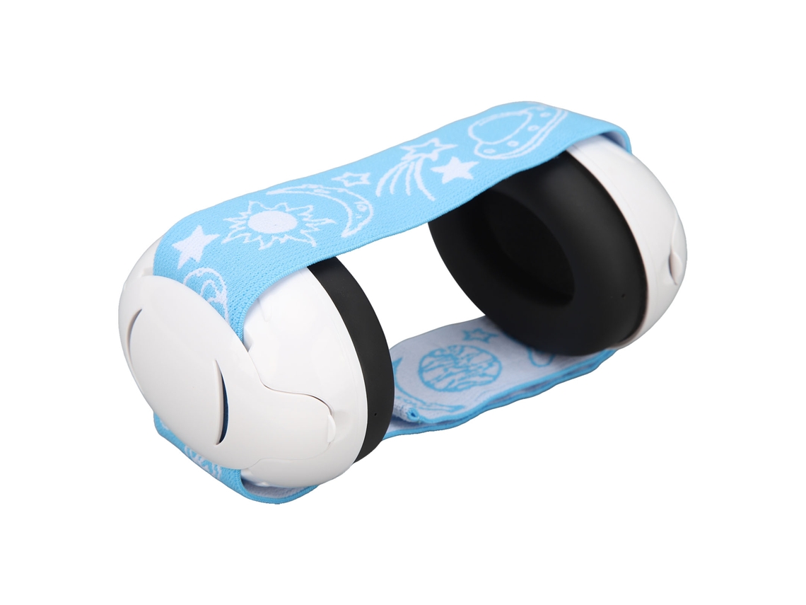 Primerox protetoras Auriculares para Bebê Redução de Ruído para Bebês e Crianças Até 18 Meses Azul