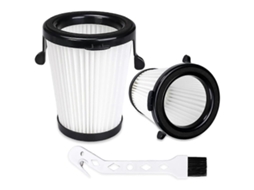 Conjunto de 2 Filtros Aspirador Compactos 49, 90, 1950 com 1 Escova de Limpeza BRILVIBERA