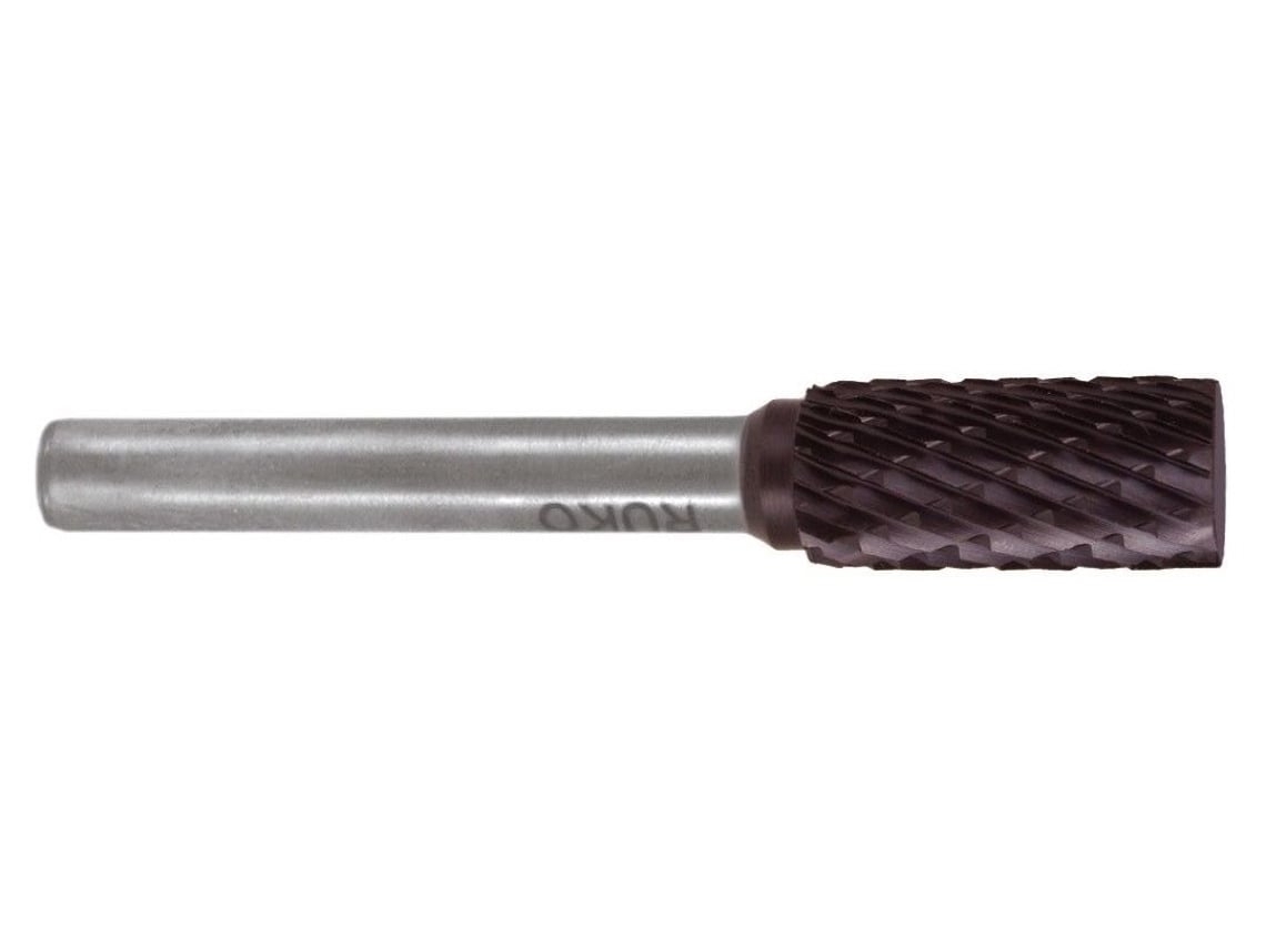 Fresas De Metal Duro RUKO-116014Tc-Ticn Formato A-Zya Cilíndrica Sem Dentes Frontais (Ø 16 Mm)