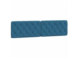 Headboard Cushion, Headboard Cushions Vidaxl Azul Veludo (200 Cm)