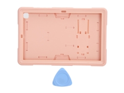 Capa Protetora (com Palheta Para Uso Sem Mãos) Para Galaxy Tab A7 10.4 T500 Rosa
