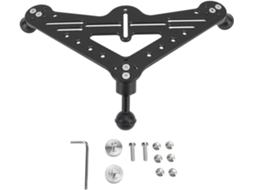 Estabilizador Triangular Profissional Para Mergulho Haofy Com Suporte Klett Câmeras De Ação Yi Akasoek70004k Preto