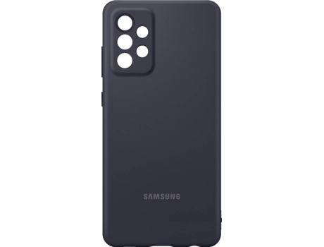 Capa SAMSUNG Galaxy A72 Silicone Preto | Worten.pt