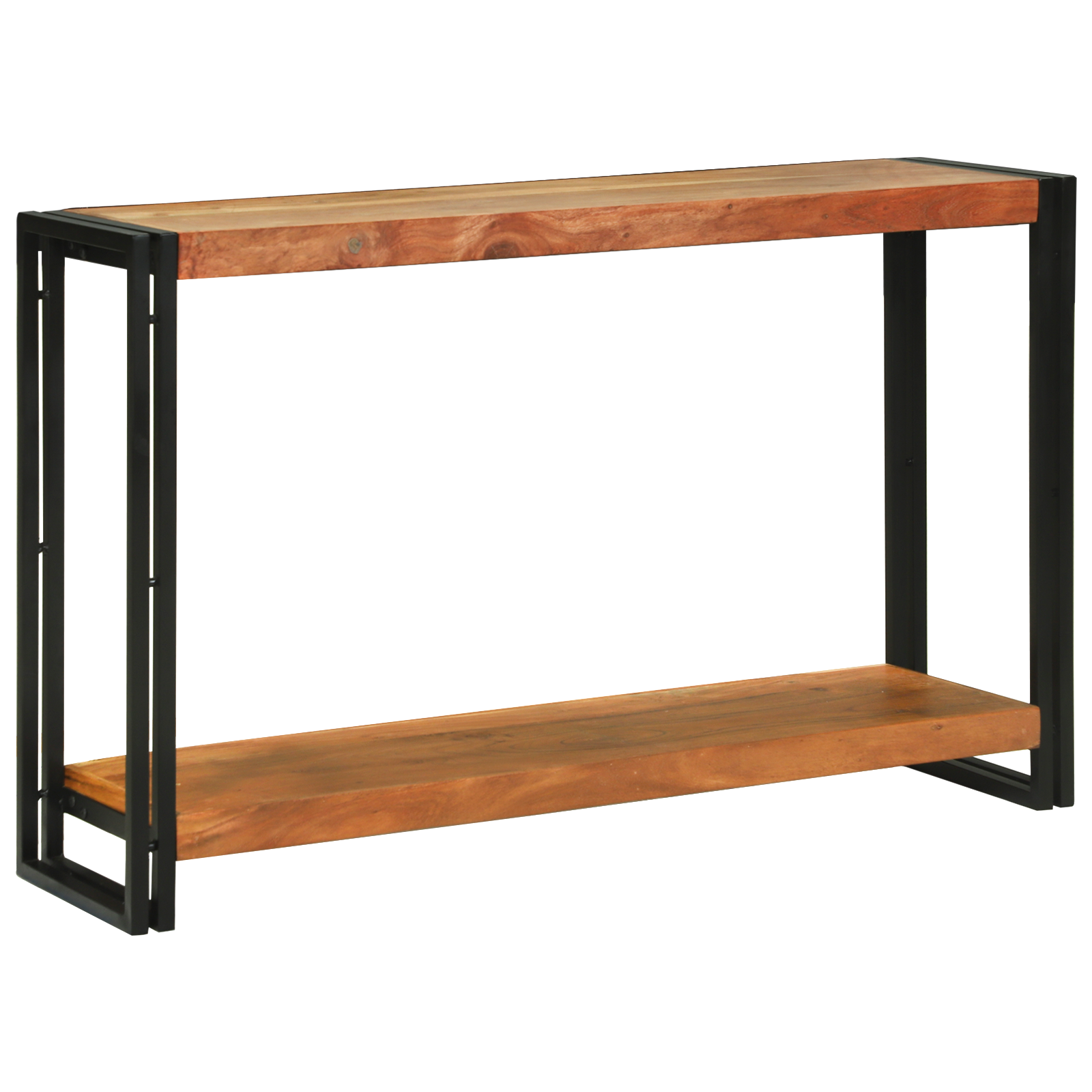 Conjunto 1 Aparador Vidaxl Castanho Madeira De Acácia Maciça (120 X 33 X 75 Cm)