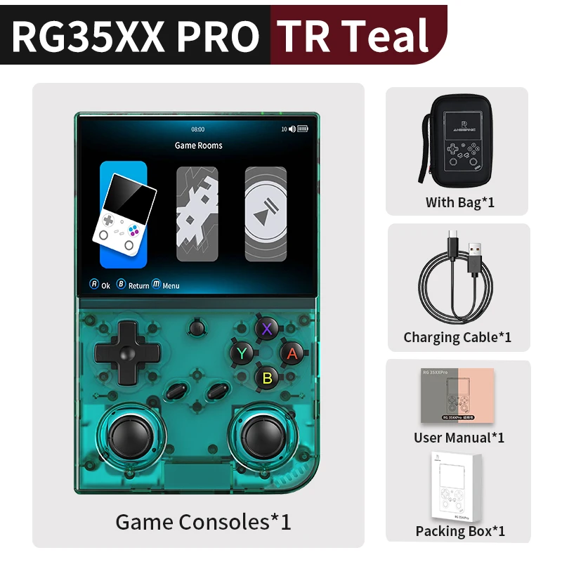 Conjunto de 128g Jogos 8k Indigo Consola de Jogos Rg 34xx MDUG