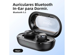 Fones de Ouvido MDUG com Visor Led, Cancelamento de Ruído, À prova D'água (branco)