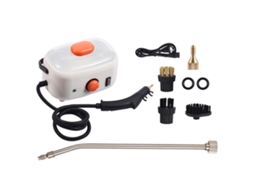 Limpa vidros a Vapor Portátil de 2500w com Tanque de 2l e Escovas para Casa LAXISCREED