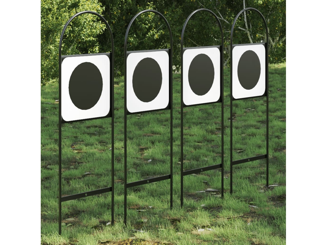 Vidaxl Marcadores De Adestramento 4 Pcs Aço