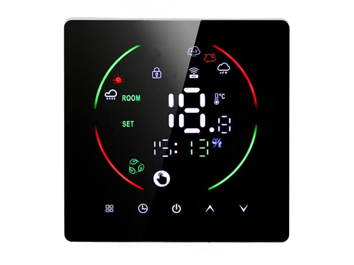 Termostato Inteligente Wifi Com Controle Remoto Via App E Programação Para Aquecimento De Pisos, 90‑240v
