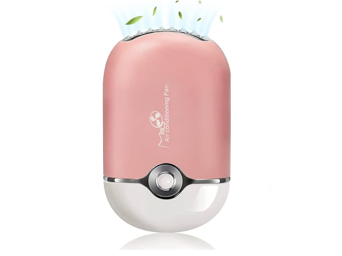 Mini Ventilador, Mini Ventilador Portátil Recarregável Usb, Ventilador De Refrigeração Sem Lâmina, Secador De Cílios Portátil Yizhood (rosa)